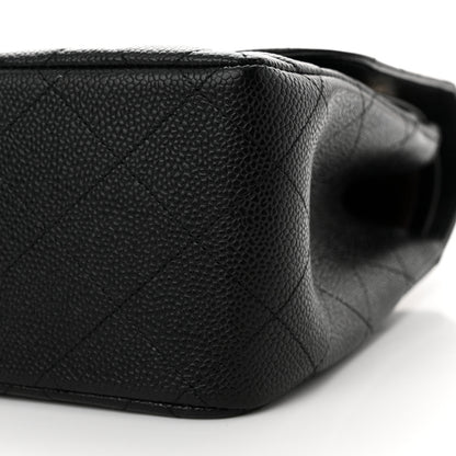 Chanel Caviar Quilted Jumbo Double Flap Black 10 of 11