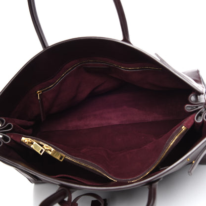 Saint Laurent Calfskin Large Sac De Jour Carryall Bordeaux 7 of 26