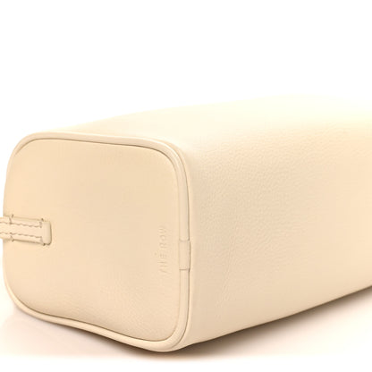 The Row Grained Calfskin 90's Bag Ivory 8 of 9