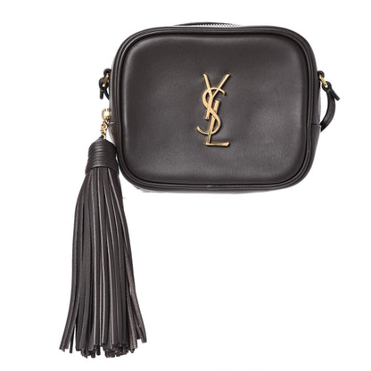 Saint Laurent Nappa Monogram Blogger Bag Coal 1 of 8