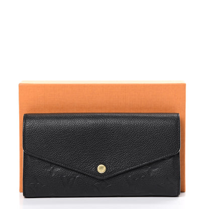 Louis Vuitton Empreinte Sarah Wallet NM Black 9 of 9