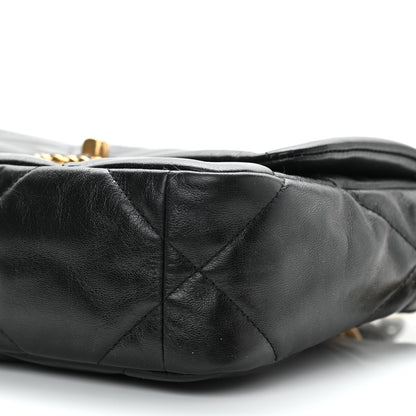 Chanel Goatskin Quilted Medium Chanel 19 Flap Black 9 of 10