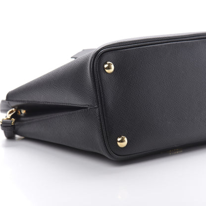 Prada Saffiano Small Ingrid Top Handle Bag Black 9 of 10