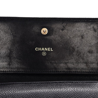 Chanel Caviar Timeless CC Wallet Black 6 of 9