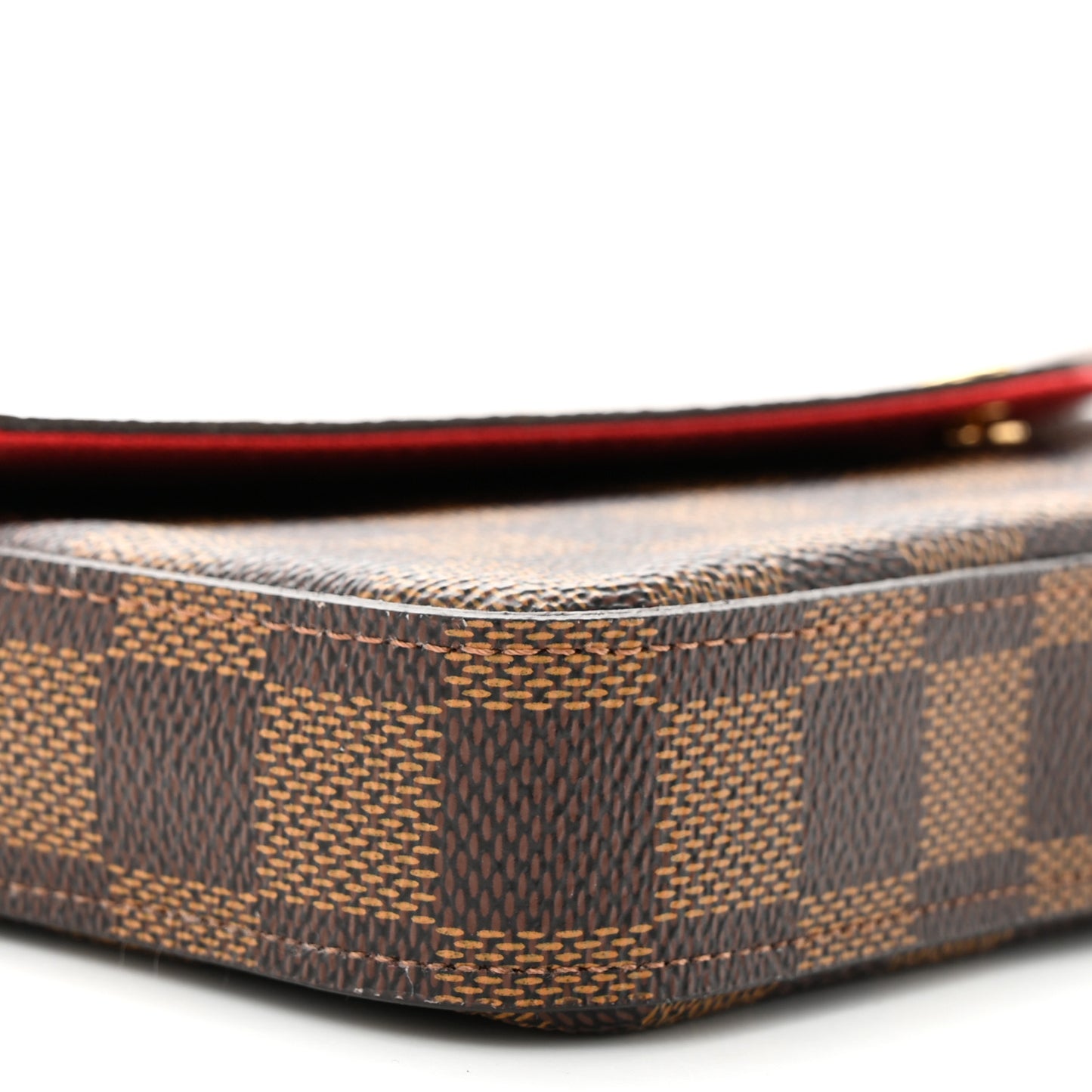 Damier Ebene Pochette Felicie Chain Wallet