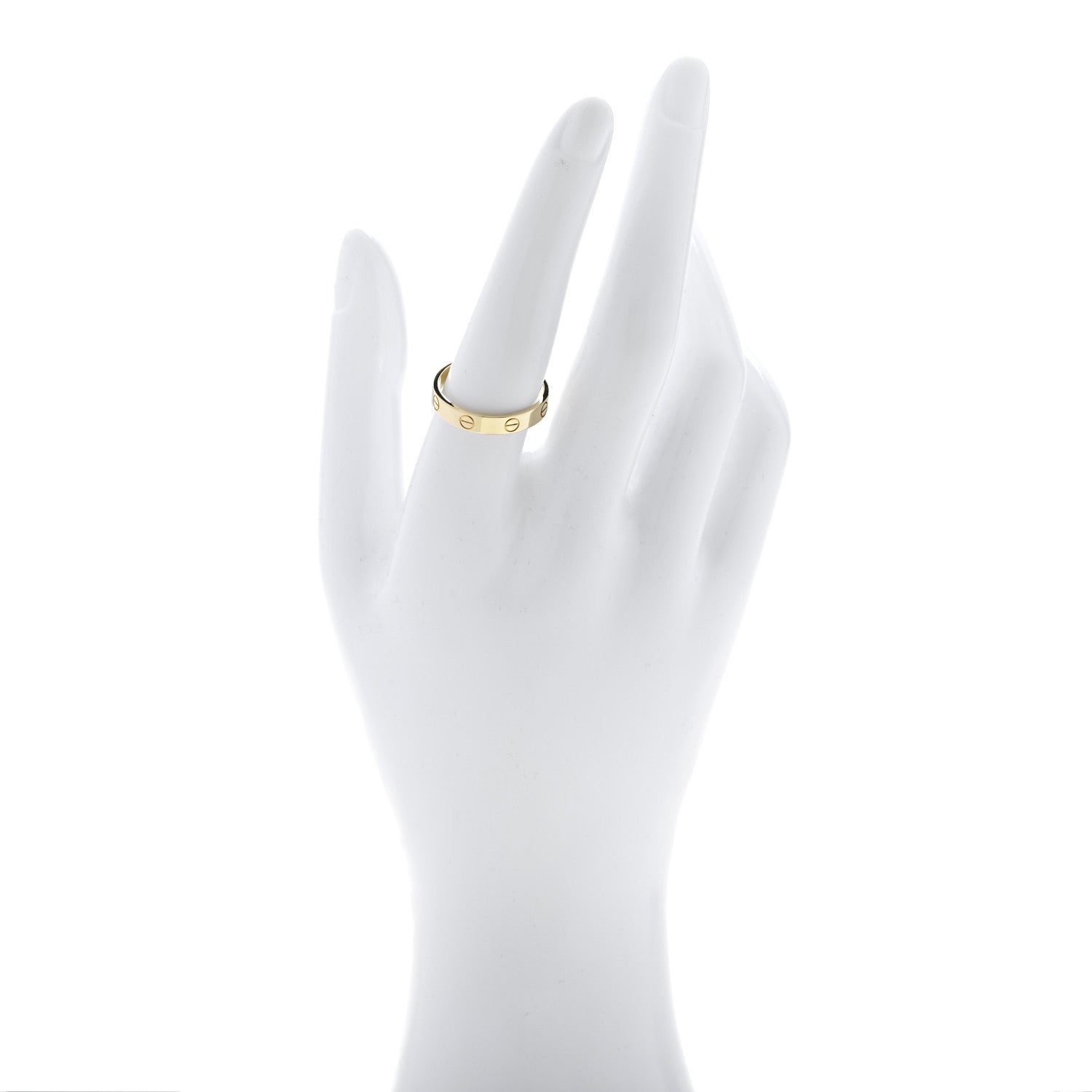 Cartier 18K Yellow Gold 3.5mm LOVE Wedding Band Ring 57 8 2 of 4