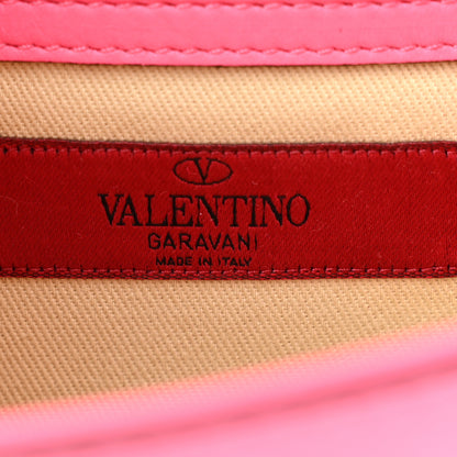 Valentino Garavani Vitello Small Glam Lock Rockstud Flap Deep Fuxia 6 of 12