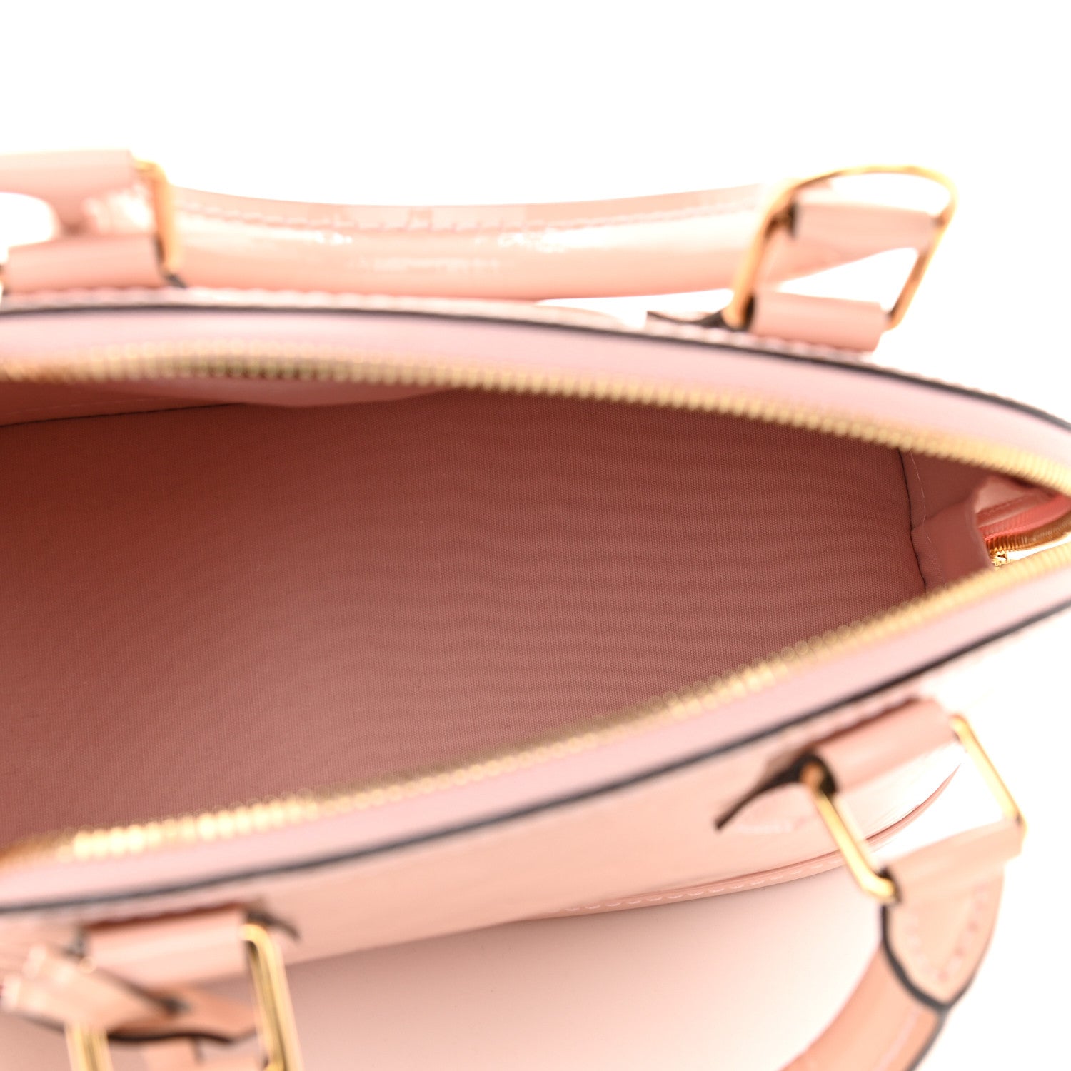 Louis Vuitton Vernis Alma BB Rose Ballerine 5 of 9