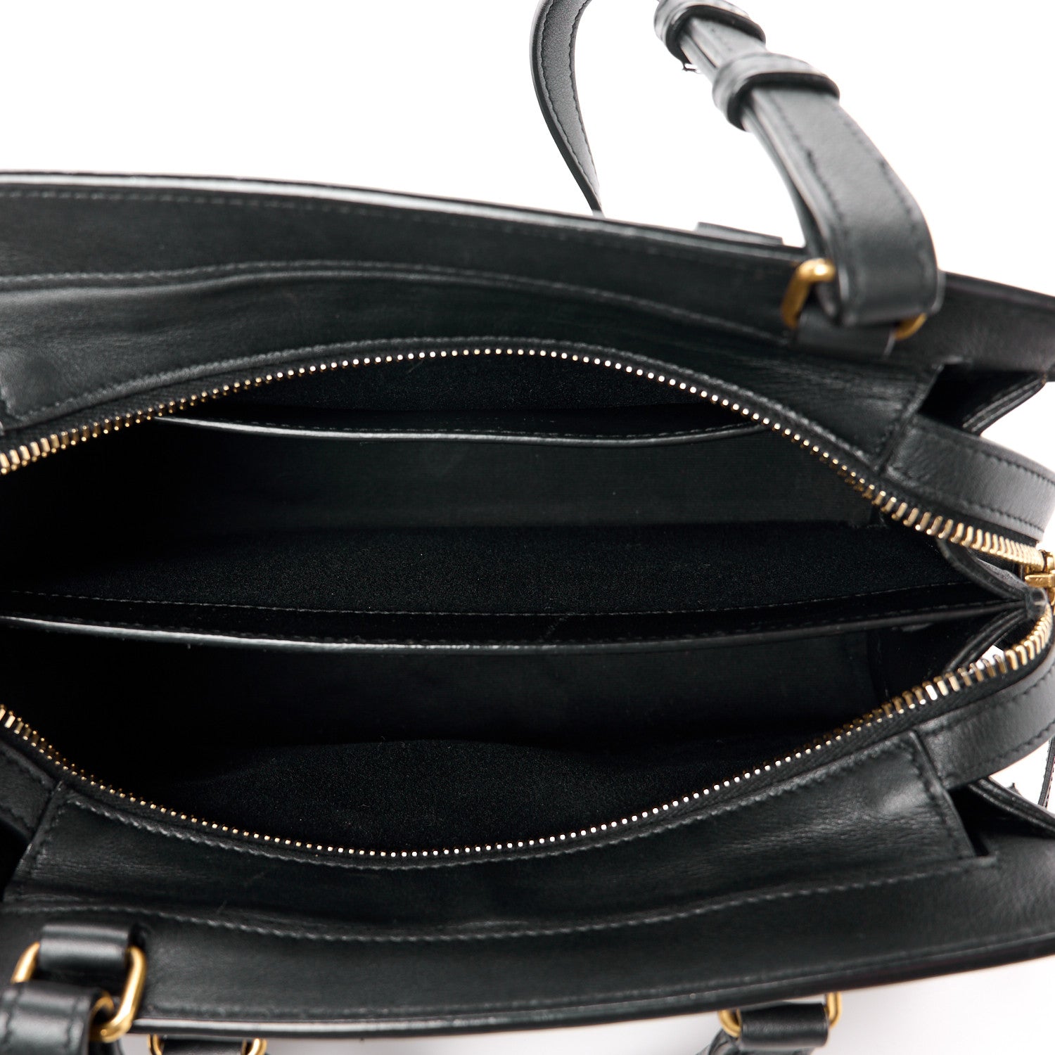 Saint Laurent Smooth Calfskin Small East Side Tote Black 6 of 18