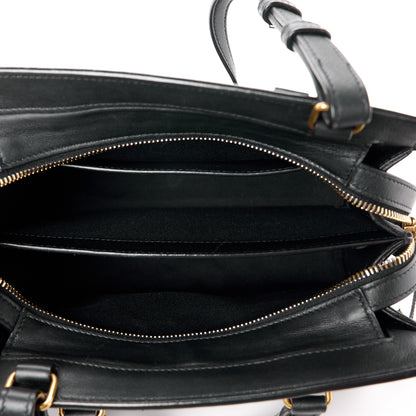 Saint Laurent Smooth Calfskin Small East Side Tote Black 6 of 18