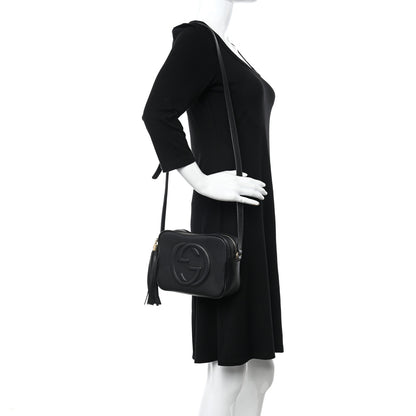 Gucci Pebbled Calfskin Small Soho Disco Bag Black 2 of 12