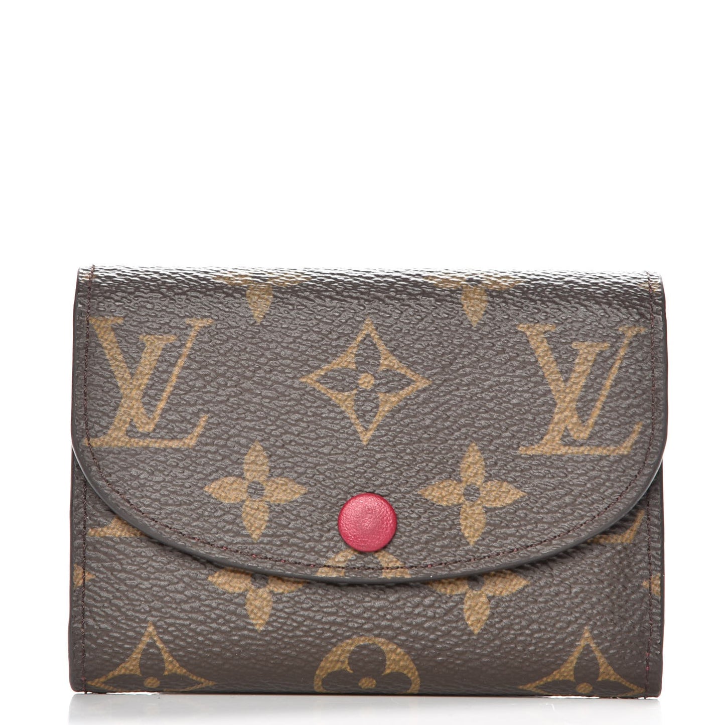 Monogram Rosalie Coin Purse Fuchsia