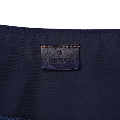 Gucci GG Plus Monogram Messenger Diaper Bag Navy 7 of 13