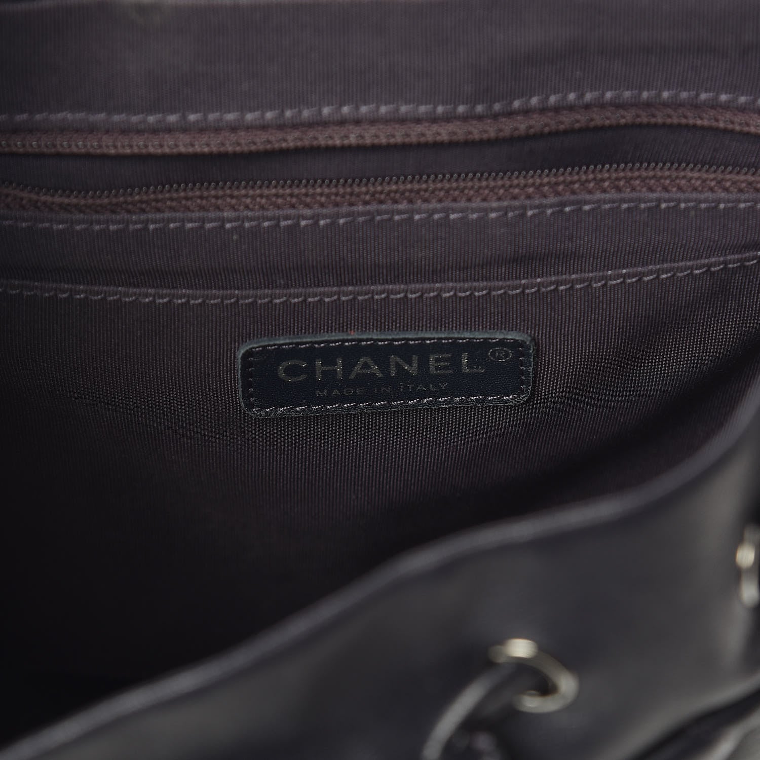 Chanel Calfskin Quilted Large Urban Spirit Backpack Navy 8 of 12
