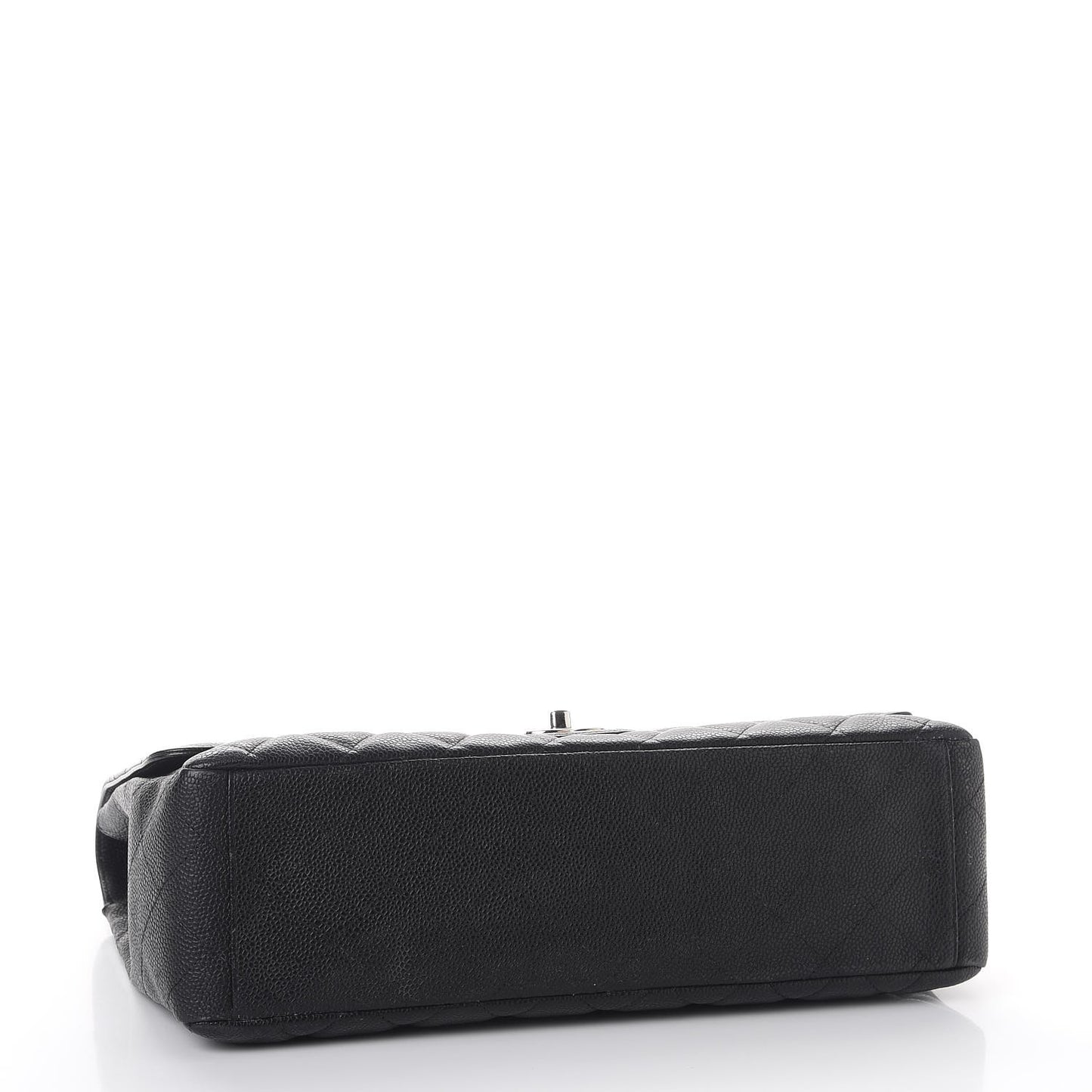 Caviar Quilted Maxi Single Flap Black
