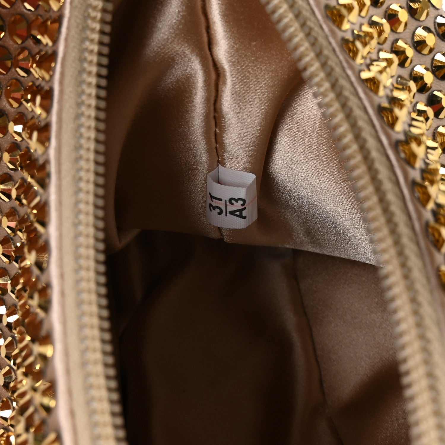 Prada Satin Crystal Mini Re-Edition 2000 Bag Platino 7 of 11