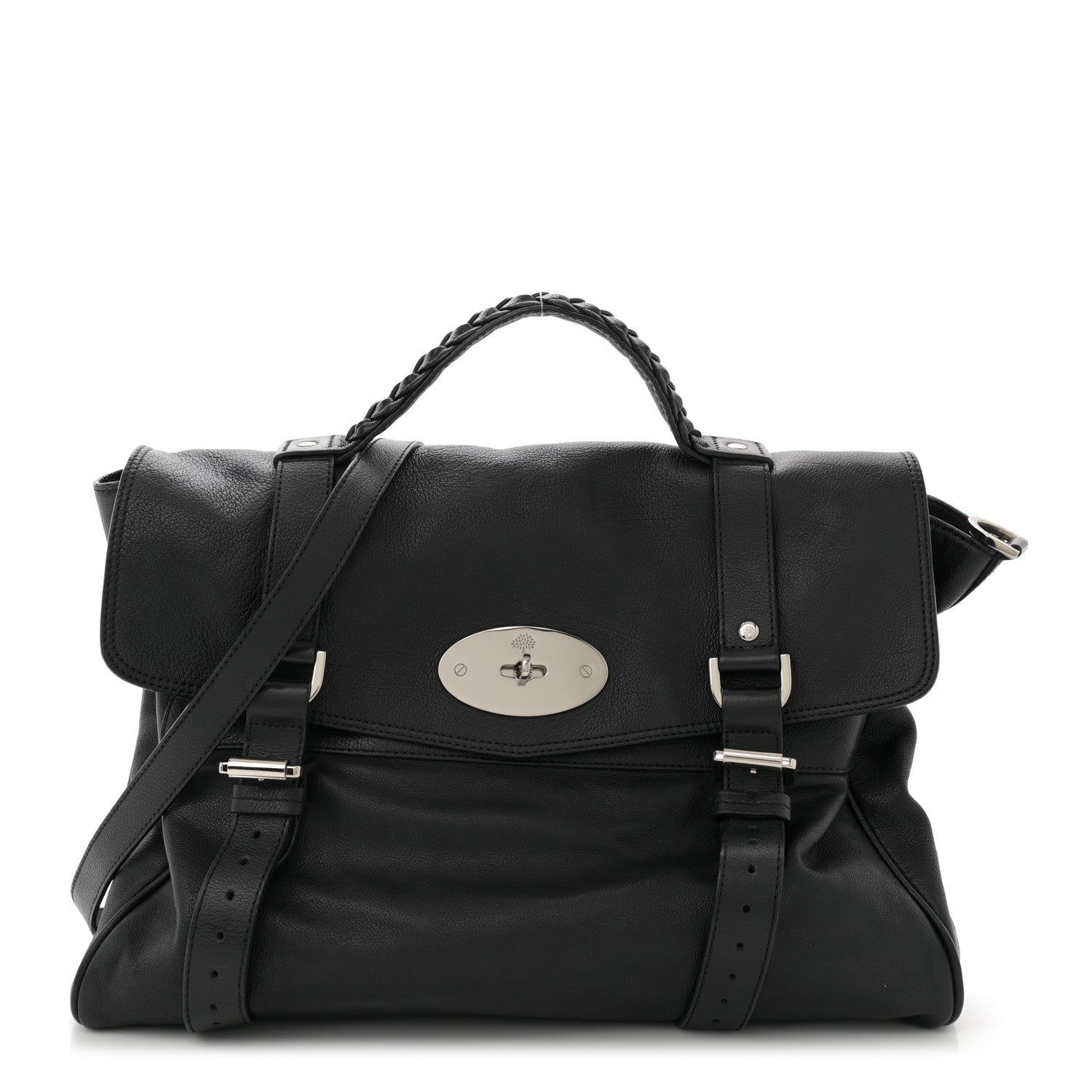 Mulberry Soft Buffalo Oversized Alexa Black 1 of 11