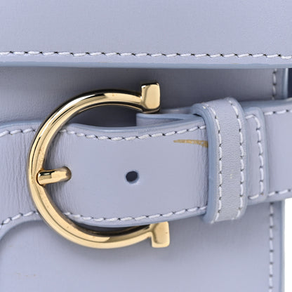Salvatore Ferragamo Calfskin Motherwell Clutch Lilac 12 of 14