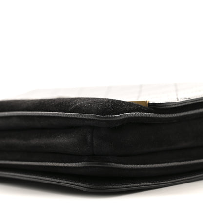 Chanel Caviar Suede Stitched Lady Coco Flap Black 10 of 12