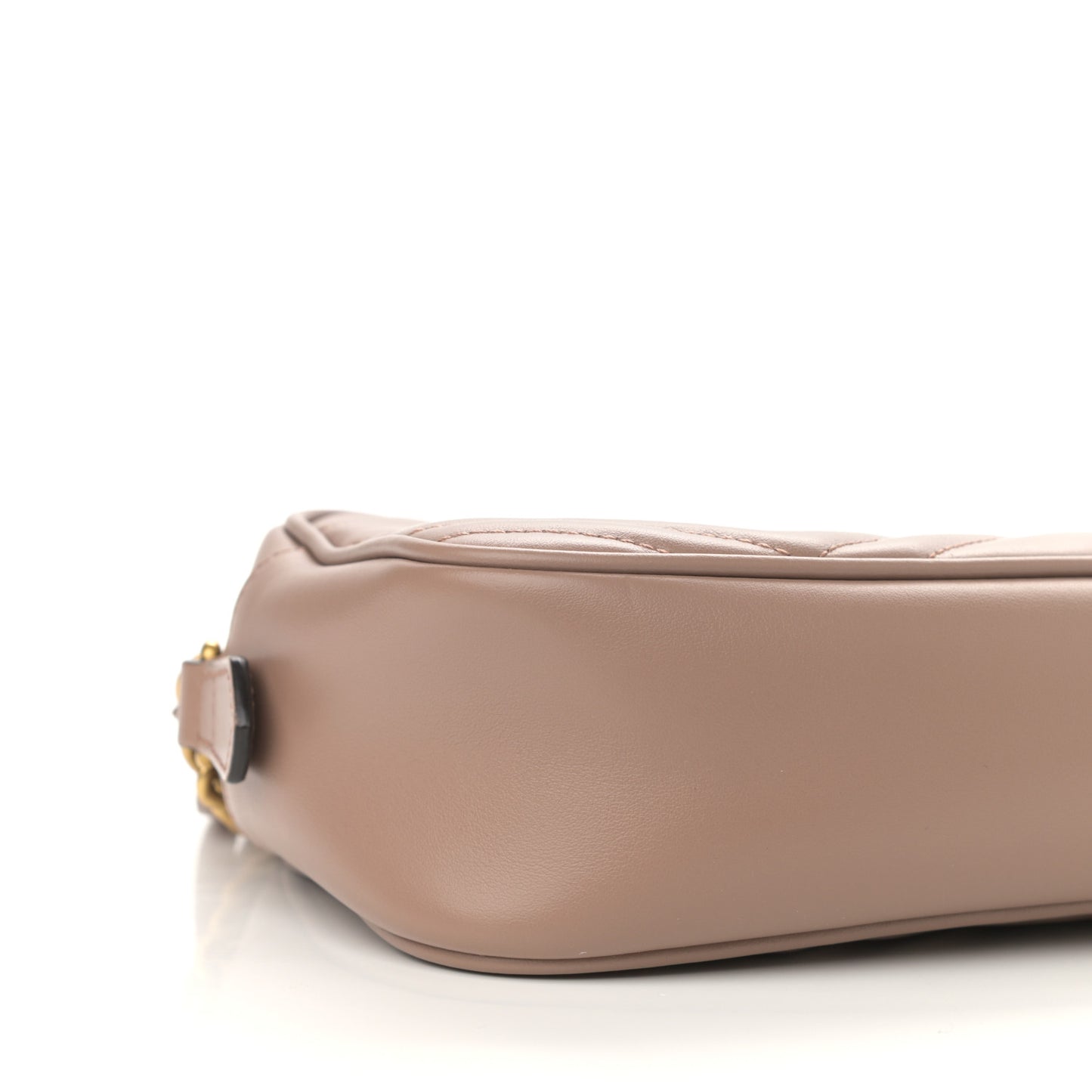 Calfskin Matelasse Small GG Marmont Chain Shoulder Bag Porcelain Rose