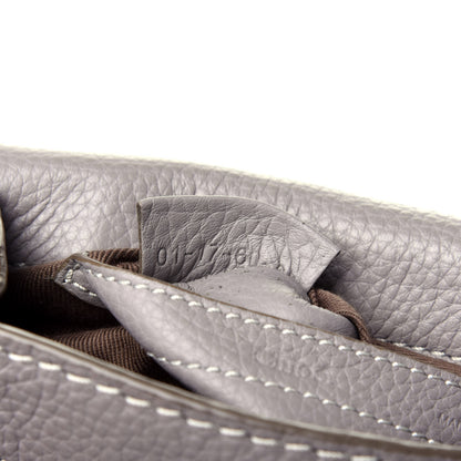 Chloe Calfskin Mini Marcie Round Crossbody Bag Cashmere Grey 9 of 11