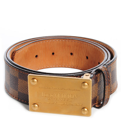 Louis Vuitton Damier Ebene Inventeur Belt 95 38 1 of 5