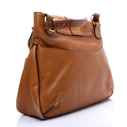 Chloe Grained Lambskin Medium Lexa Shoulder Bag Mustard Brown 4 of 16