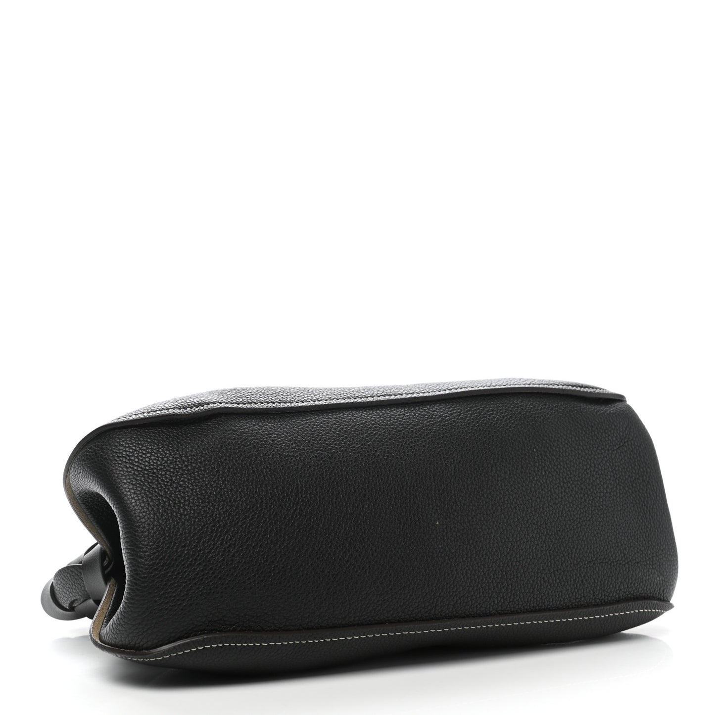 Grained Calfskin Darryl Clutch Black