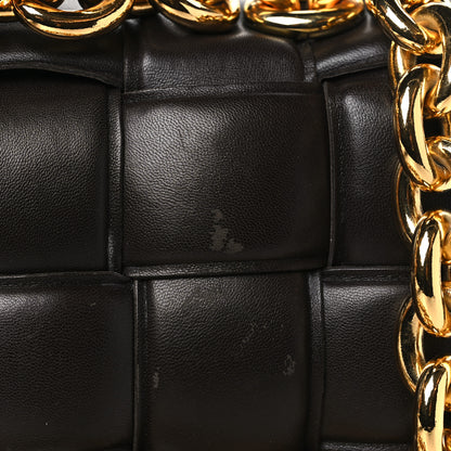 Bottega Veneta Lambskin Maxi Intreccio Padded Chain Cassette Crossbody Bag Fondant 12 of 12