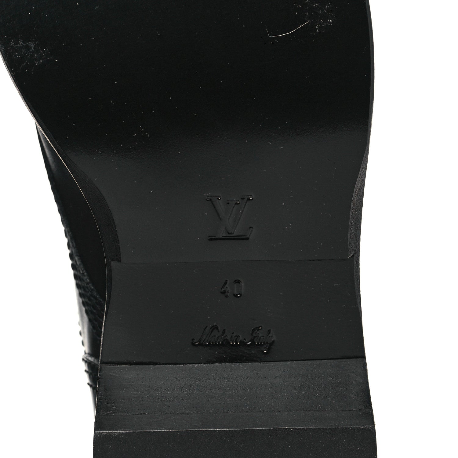 Louis Vuitton Calfskin Monogram Metropolis Flat Ranger Boots 40 Black 6 of 8