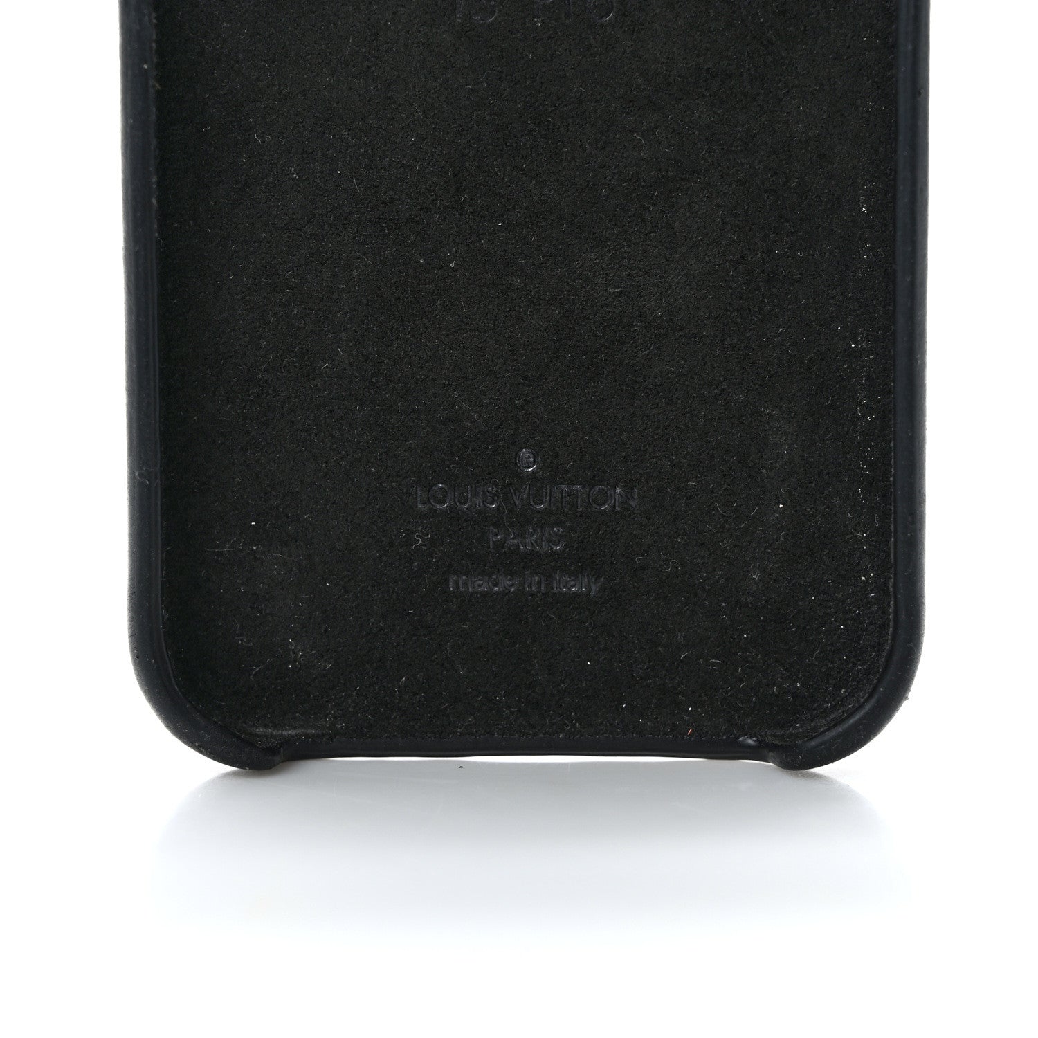 Louis Vuitton Lambskin Embossed Monogram Coussin iPhone 13 Pro Bumper Black 5 of 8