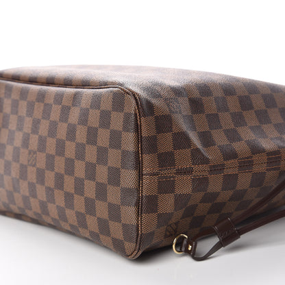 Louis Vuitton Damier Ebene Neo Neverfull MM Rose Ballerine 15 of 17