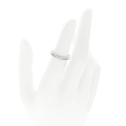 Tiffany Platinum Diamond 2.5mm Half Circle Wedding Band Ring 47 4.25 2 of 5