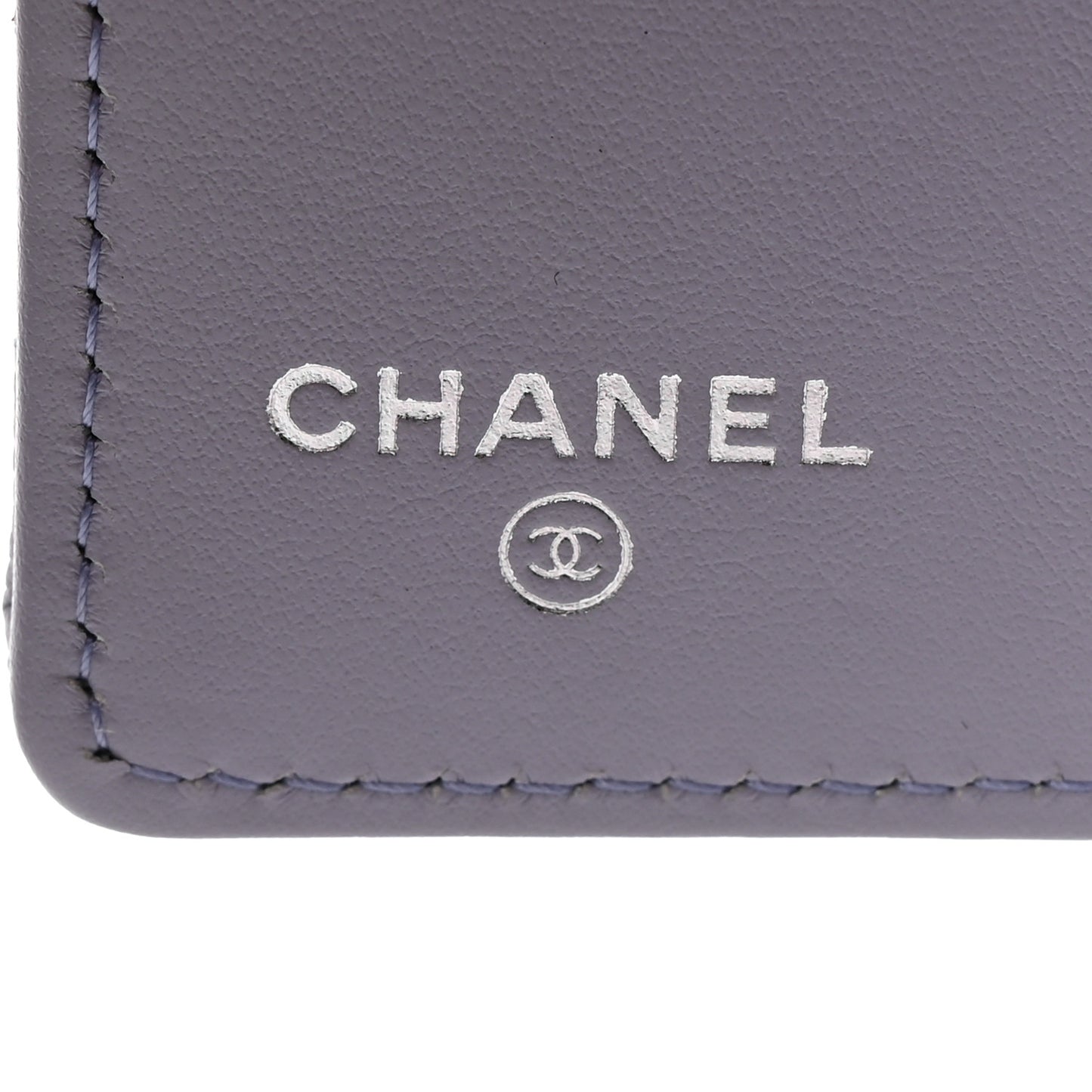 Caviar Quilted Classic 4 Key Holder Wallet Light Purple