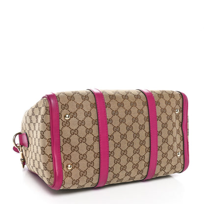 Gucci Monogram Medium Joy Boston Pink 4 of 11