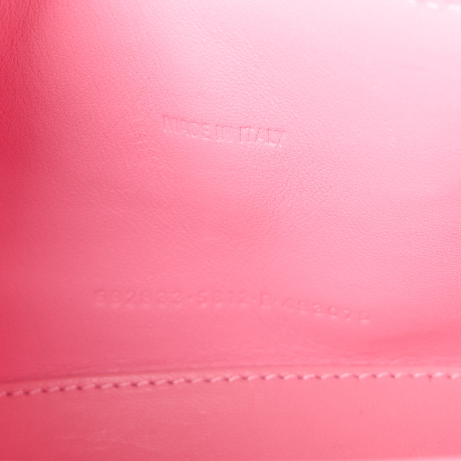 Balenciaga Shiny Calfskin Crocodile Embossed Hourglass Top Handle Bag XS Sweet Pink 7 of 11