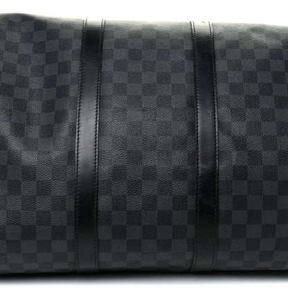 Louis Vuitton Damier Graphite Keepall Bandouliere 55 17 of 24