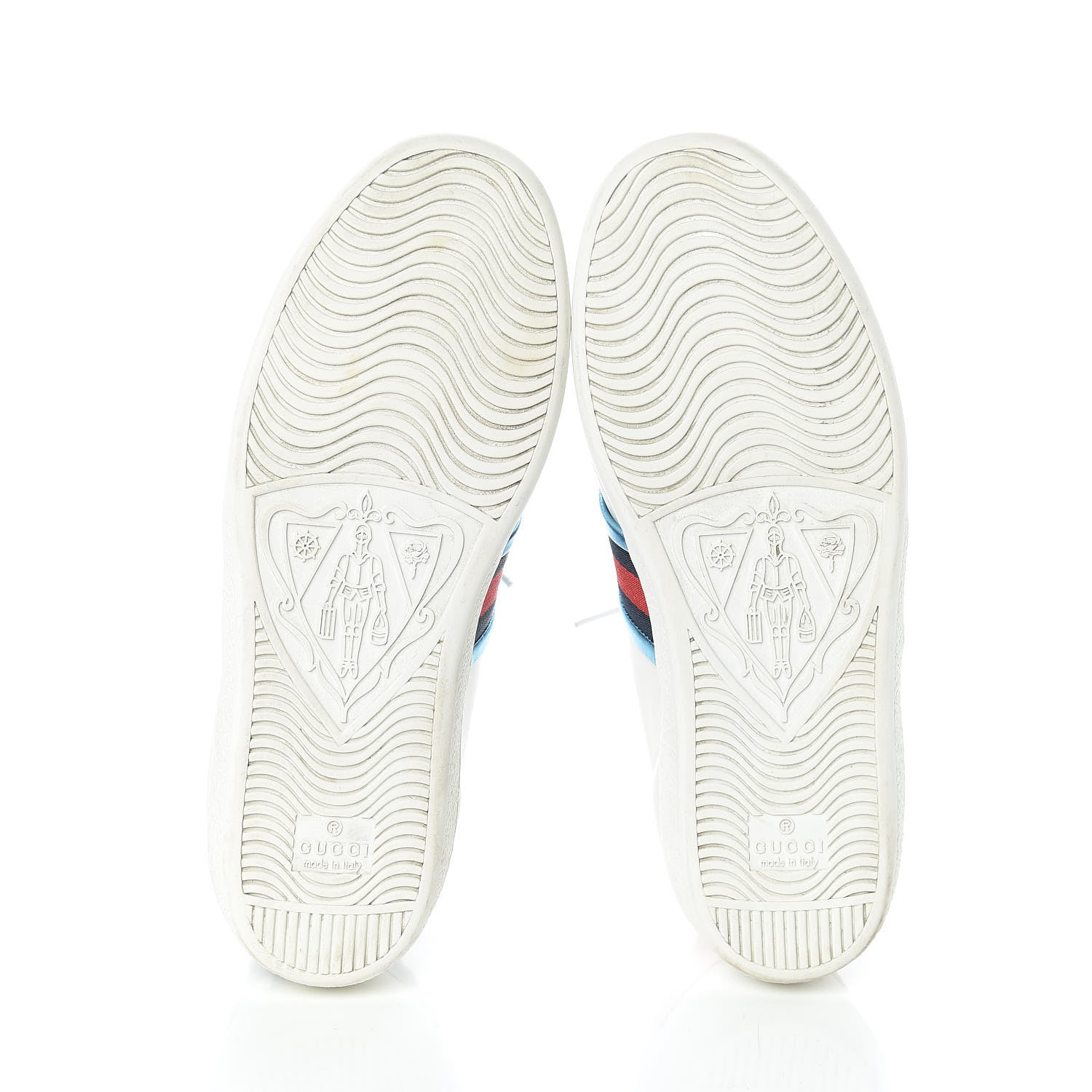 Gucci Calfskin Lace Ayers Sylvie Web New Womens Ace High Top Sneakers 35.5 White 5 of 11