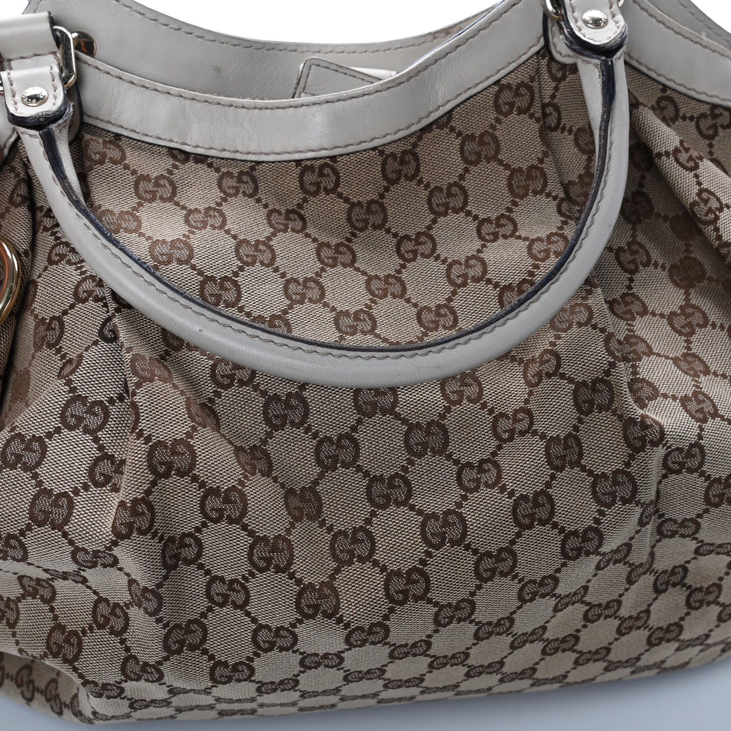 Gucci Monogram Large Sukey Tote Off White 14 of 15