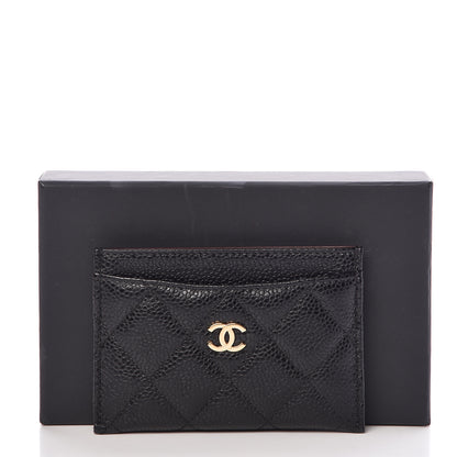 Chanel Caviar Quilted Card Holder Black 9 of 9