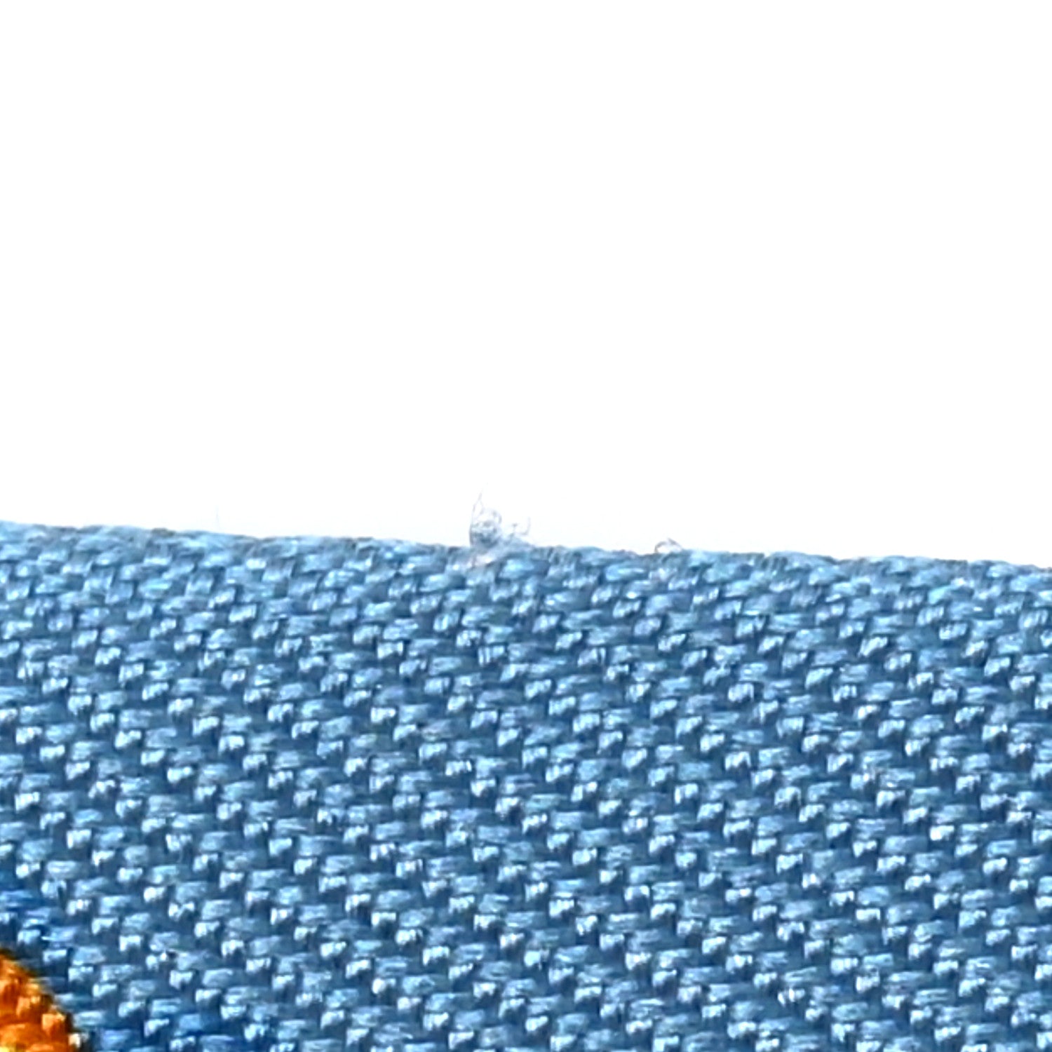 Hermes Silk Kelly En Perles Twilly Bleu Azur Orange 5 of 5