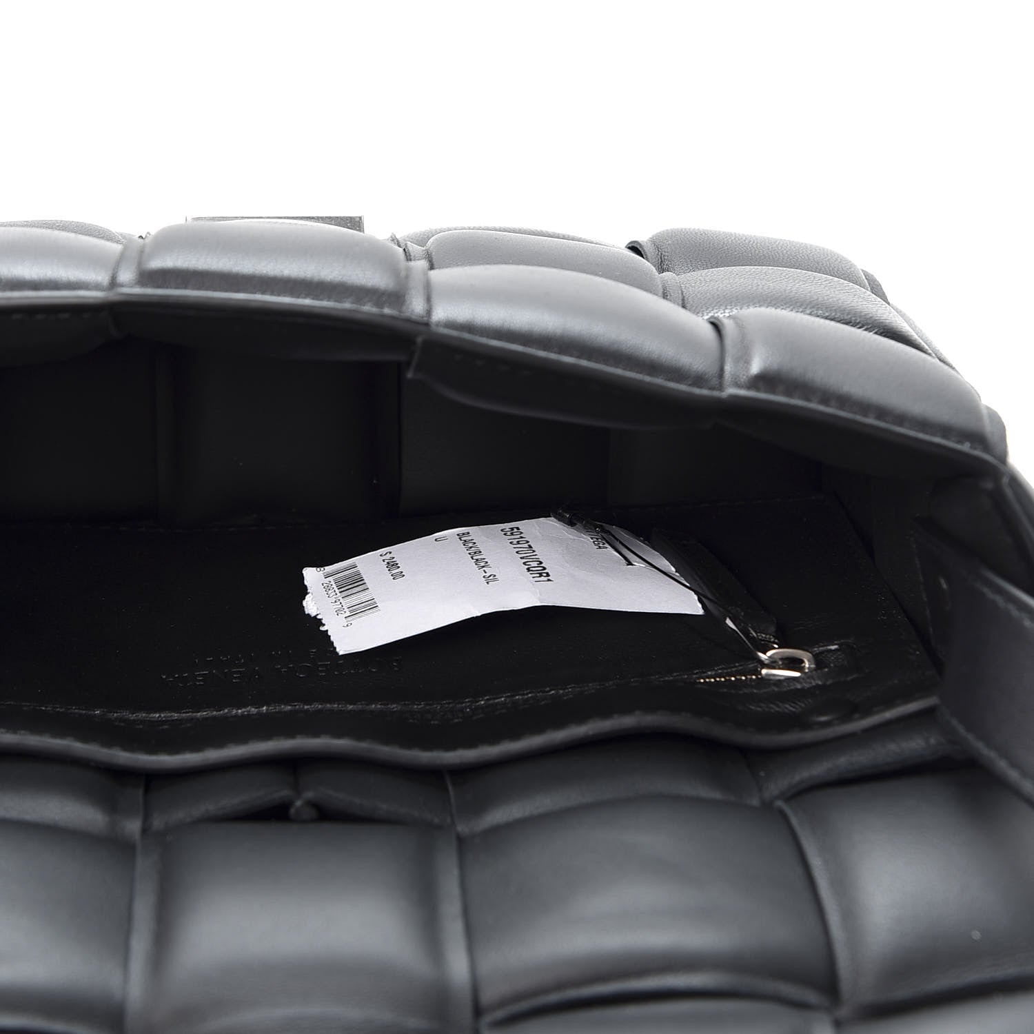 Bottega Veneta Nappa Maxi Intreccio Padded Cassette Crossbody Bag Black 4 of 8