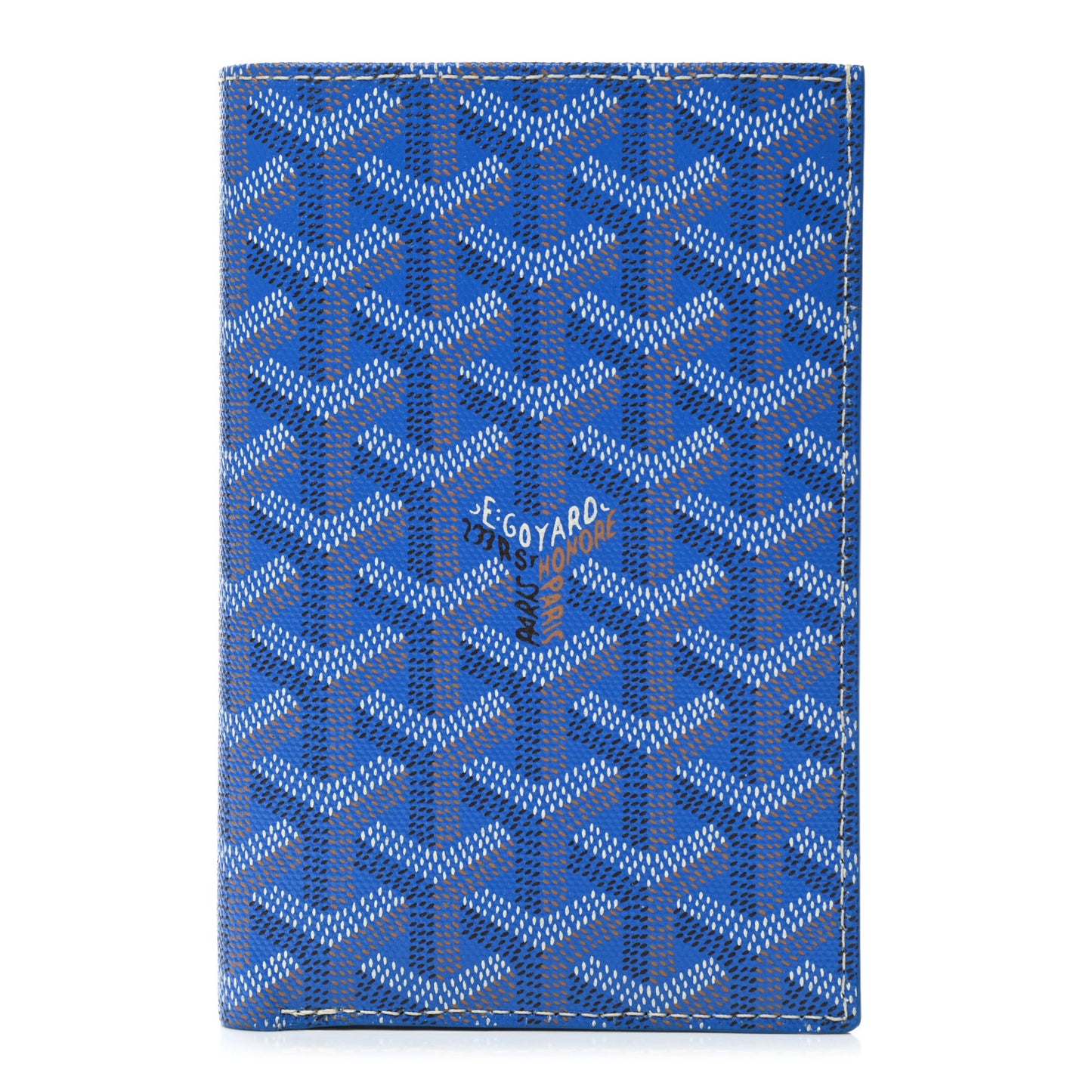 Goyardine Card Case Sky Blue