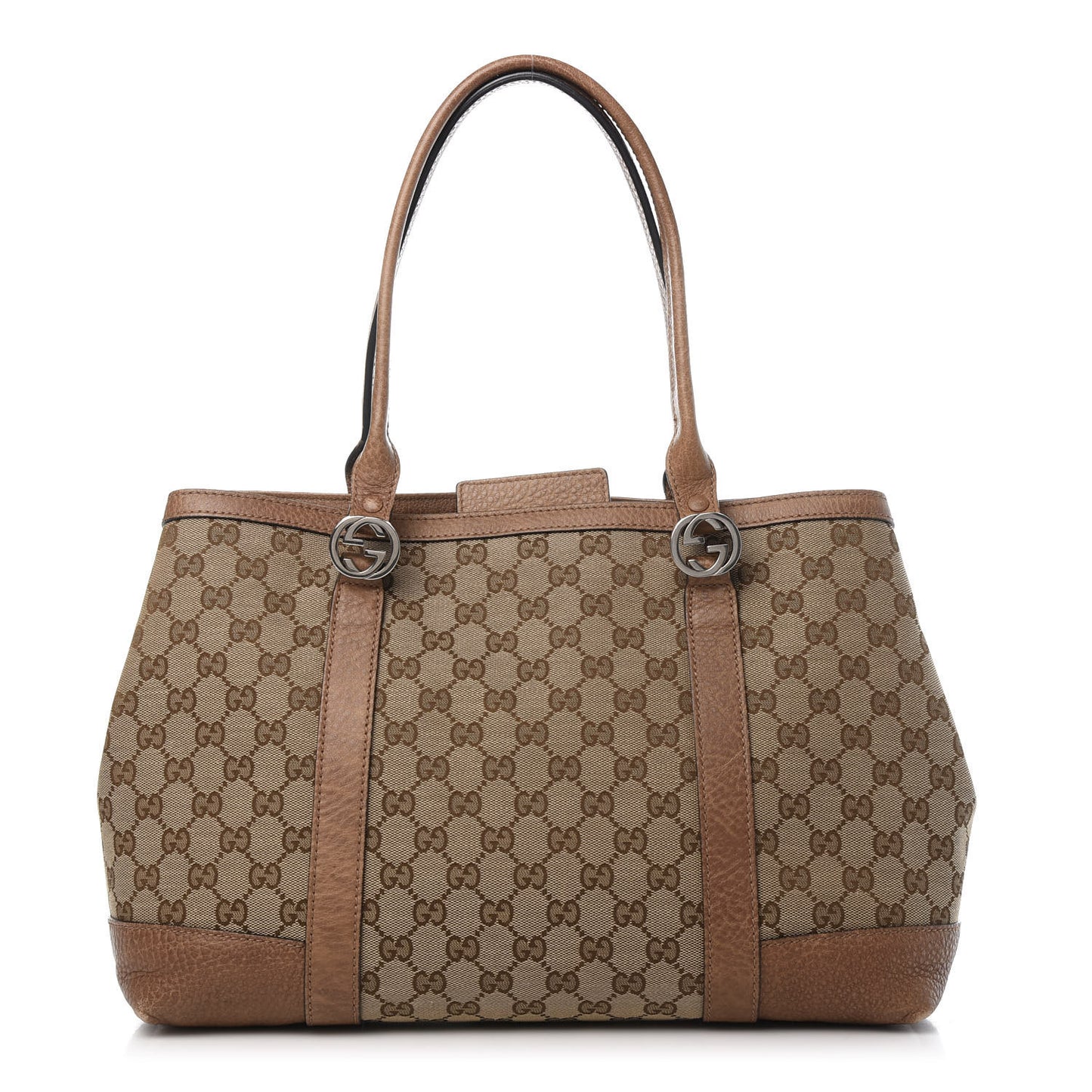 Monogram Old Libeccio Miss GG Tote Beige Ebony Light Brown