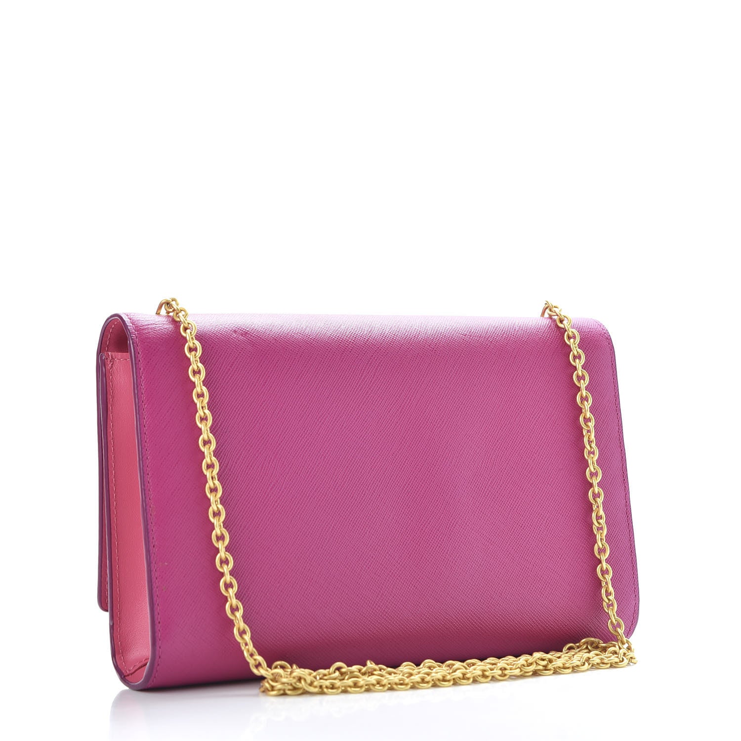 MCM Saffiano Large Mina Chain Crossbody Pink 2 of 9