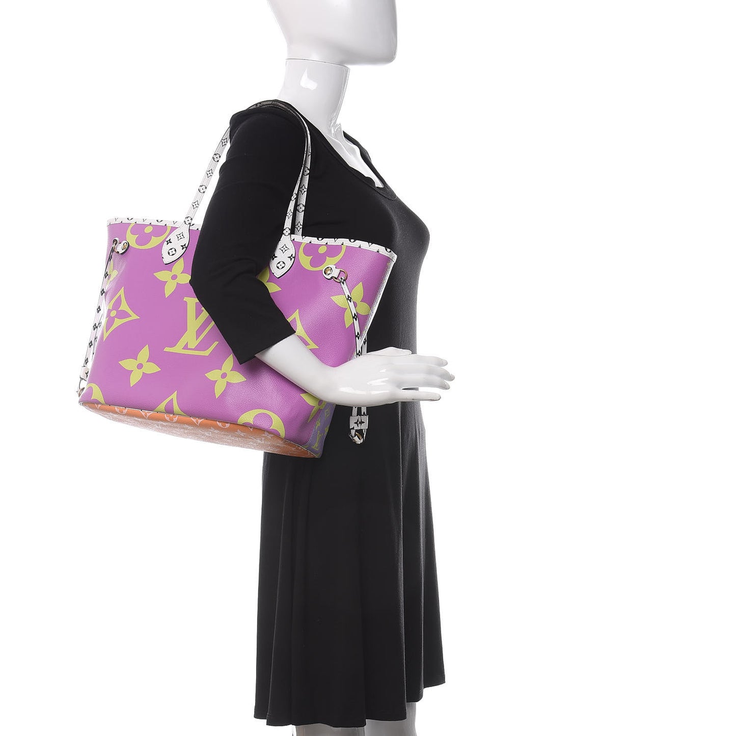 Monogram Giant Neverfull MM Pink Lilac