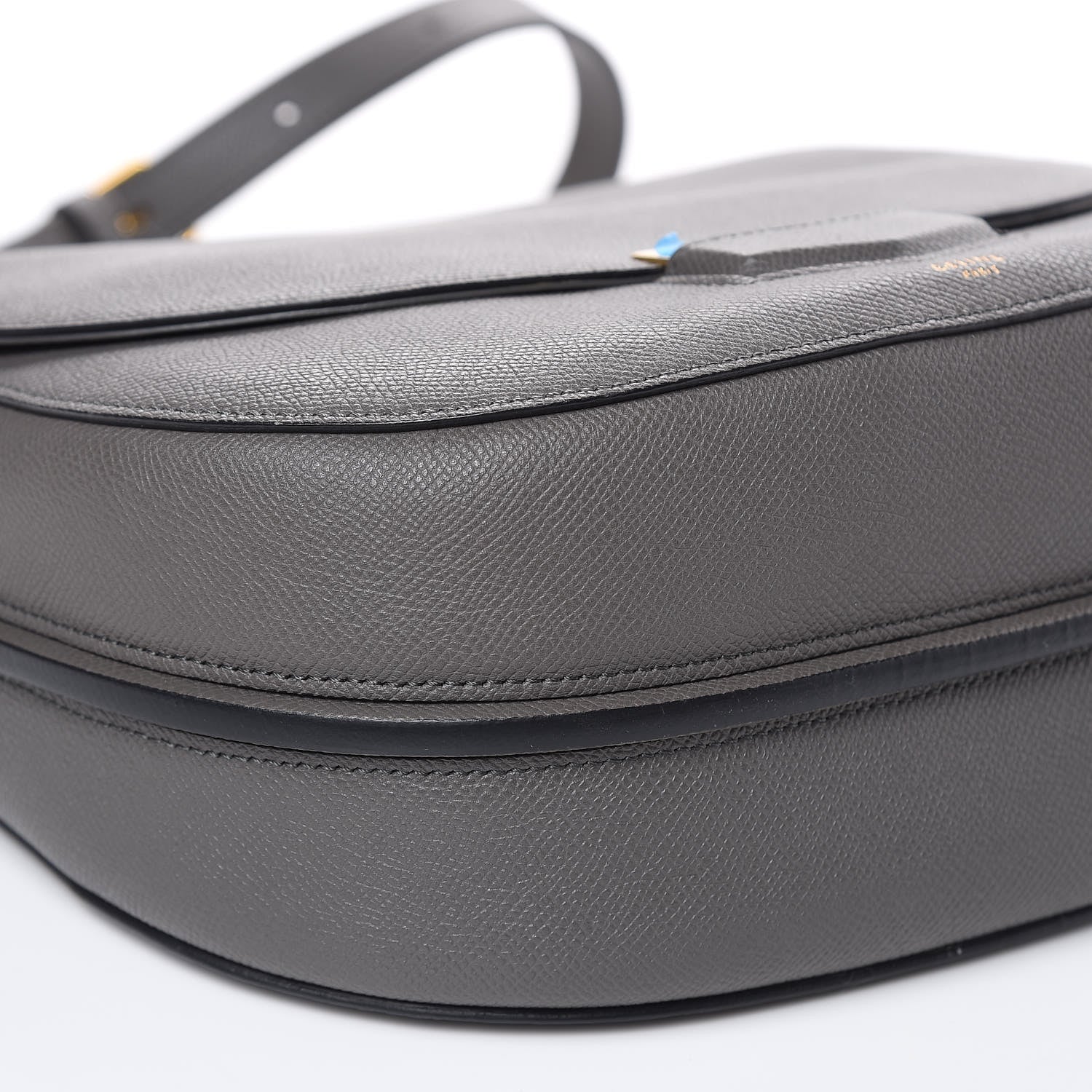 Celine Grained Calfskin Medium Trotteur Light Anthracite 6 of 8