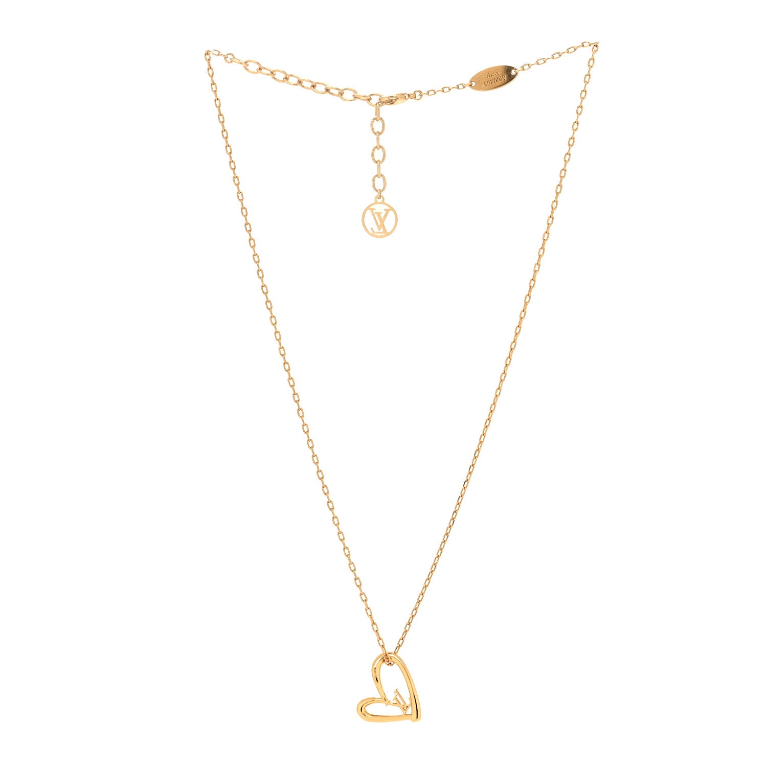 Louis Vuitton Metal Fall In Love Necklace 3 of 6