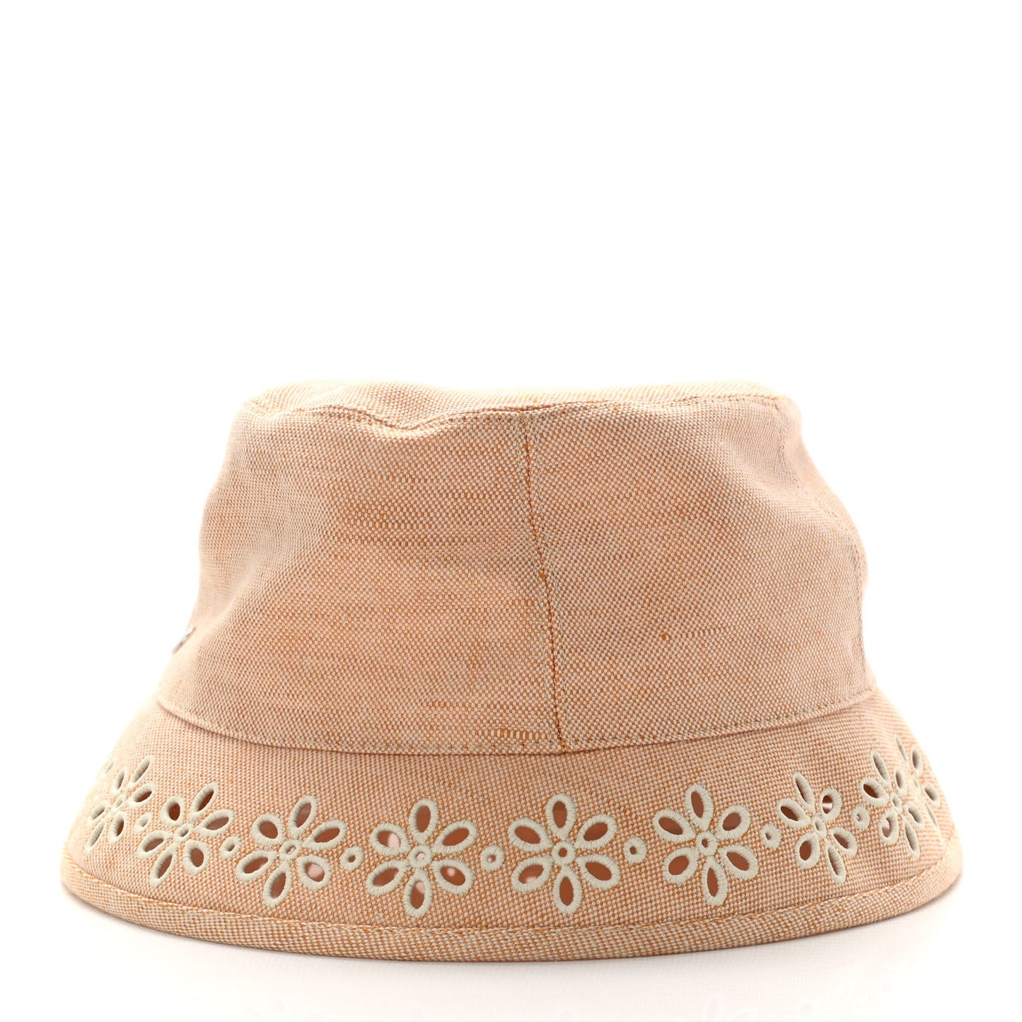 Linen Cotton Embroidered Eloise Garden Party Bucket Hat 56 Jaune Itauba