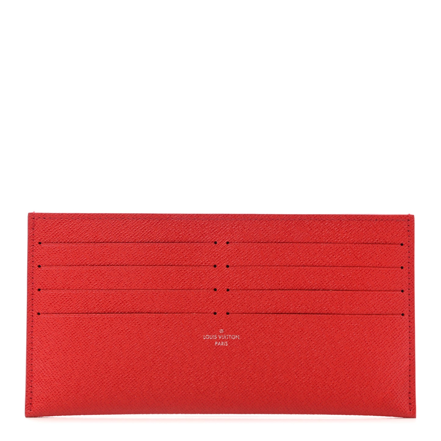 Calfskin Felicie Card Holder Insert Cherry